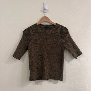 COS - Black and Gold Knit Sweater